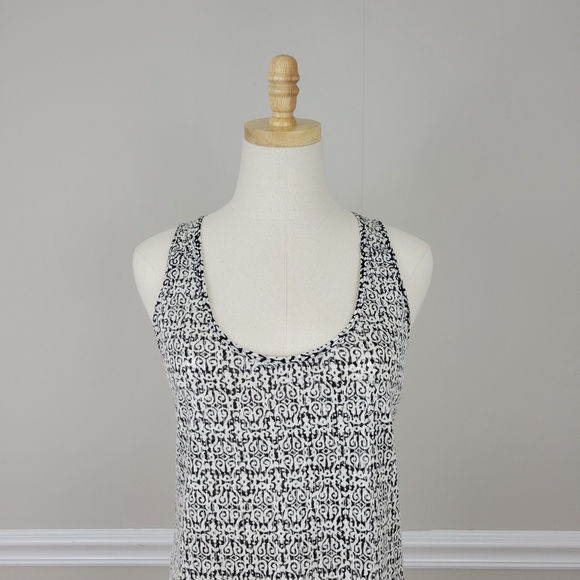 J Crew Black and white Sequins Tank Top Size M - Picture 5 of 5